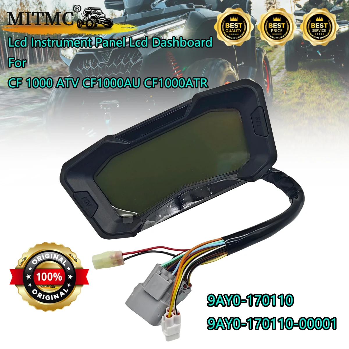 LCD-Instrumententafel LCD-Armaturenbrett für CF 1000 ATV CF1000AU CF1000ATR 9AY0-170110 9AY0-170110-00001 Image