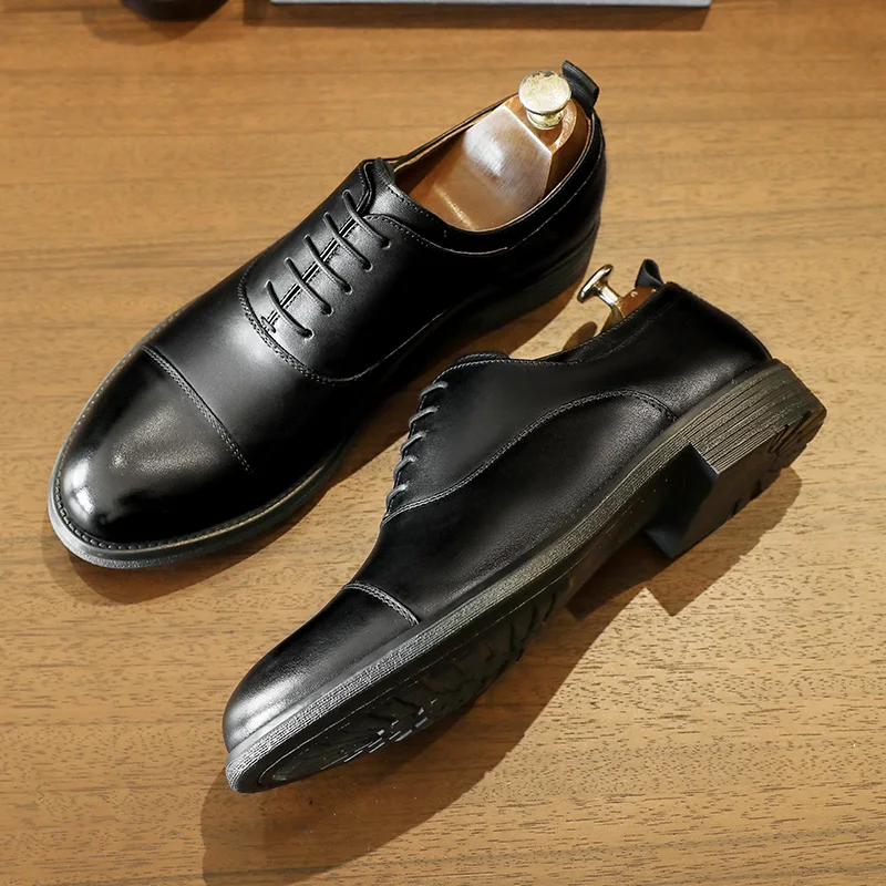 DESAI Männer Schuhe Kleid Echtes Leder Formale Business Arbeit Weiche Für Mann Männlich männer Oxford Wohnungen Schuh Große Größe Für männer Geschenke