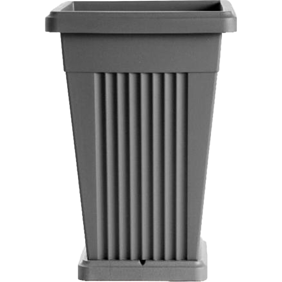 Bama Pyramidenförmige Vase mit grauer Untertasse, 40 x 40 x 59 cm, 50 l Image