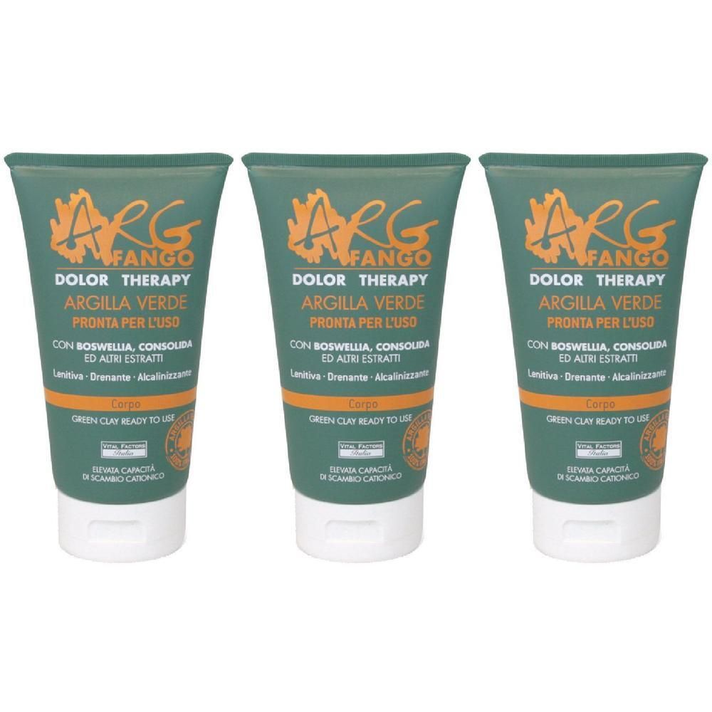 Arg Fango Dolor Therapy Argilla Verde 3x150 ml