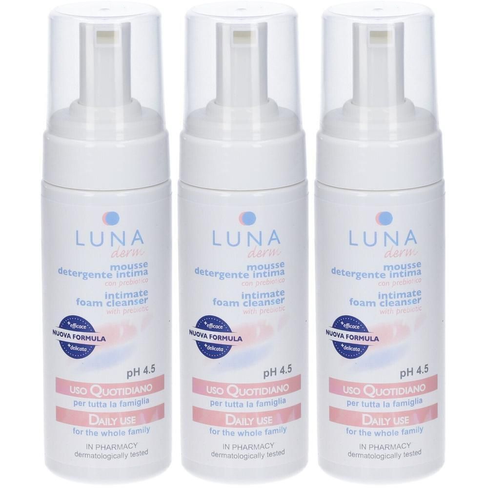 Lunaderm Mousse Igienizzante Detergente Intimo Pelli Irritate Ed Alter