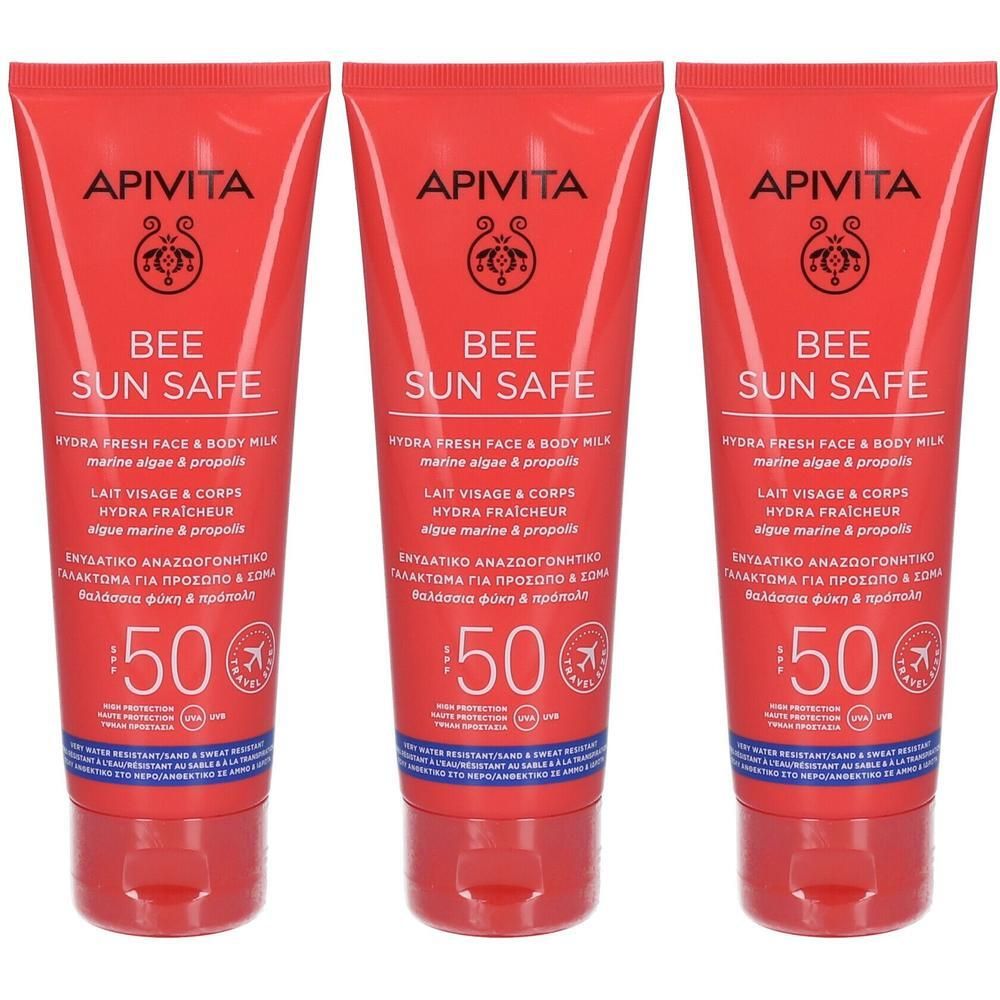 Apivita Bee Sun Safe Hydra Fresh Crema solare viso e corpo protezione