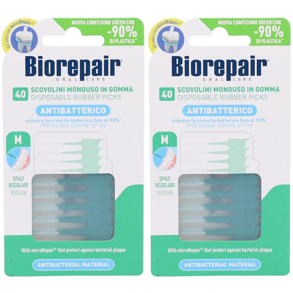 Biorepair® Scovolini Antibatterici In Gomma Regular 2x1 St