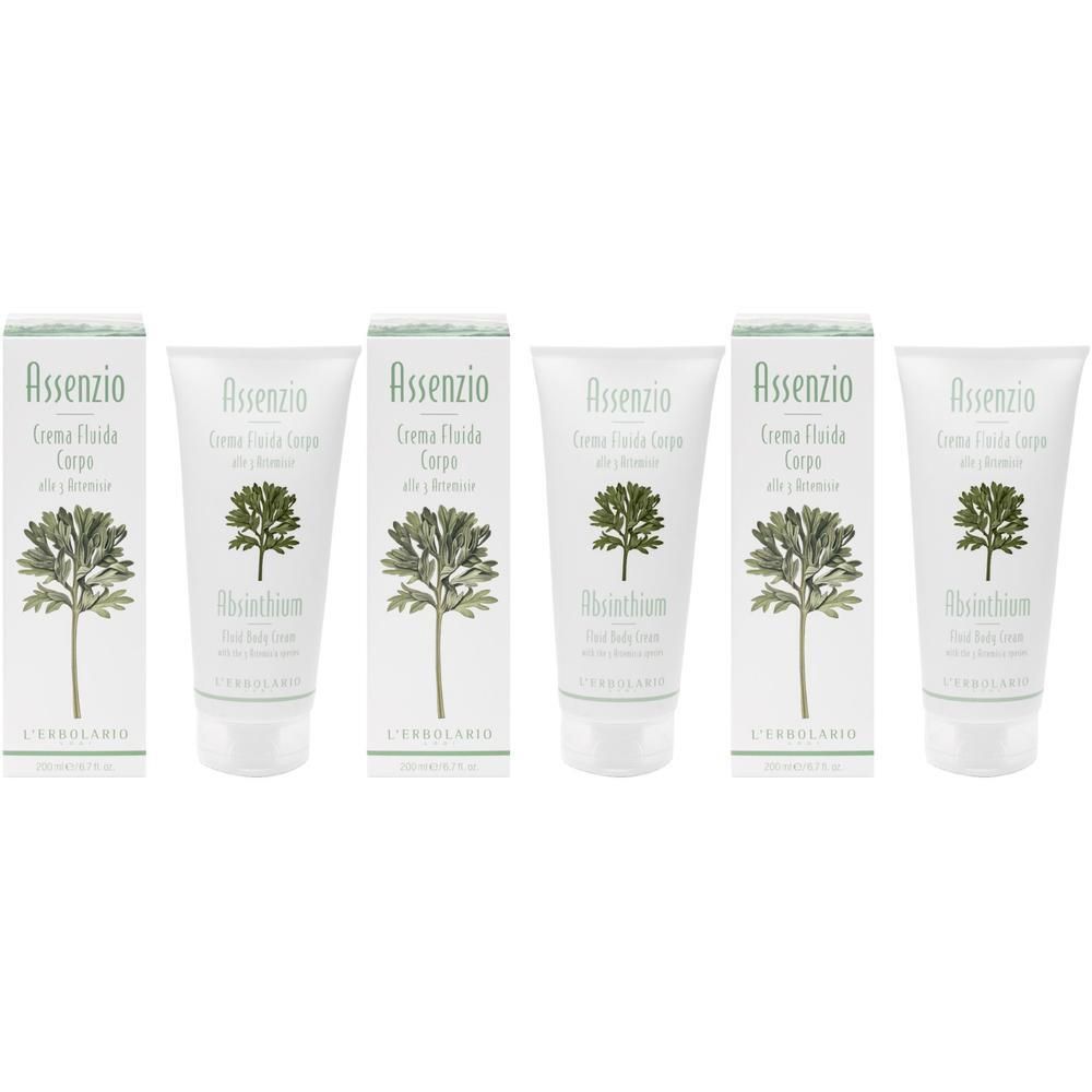 Assenzio Crema Fluida Corpo 200 Ml 3x200 ml