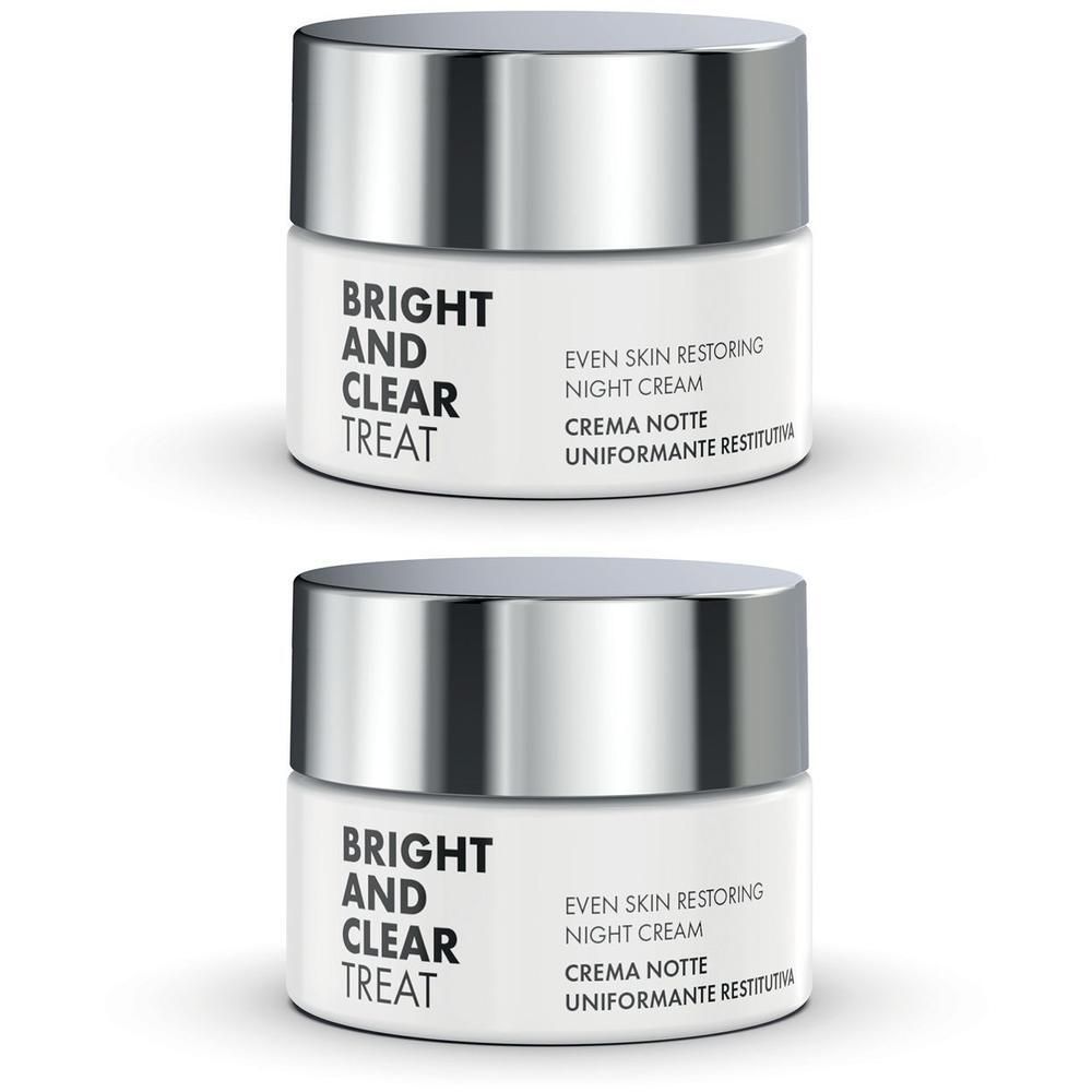 LABO Bright And Clear Treat Crema Notte Uniformante Restitutiva 2x1 pz