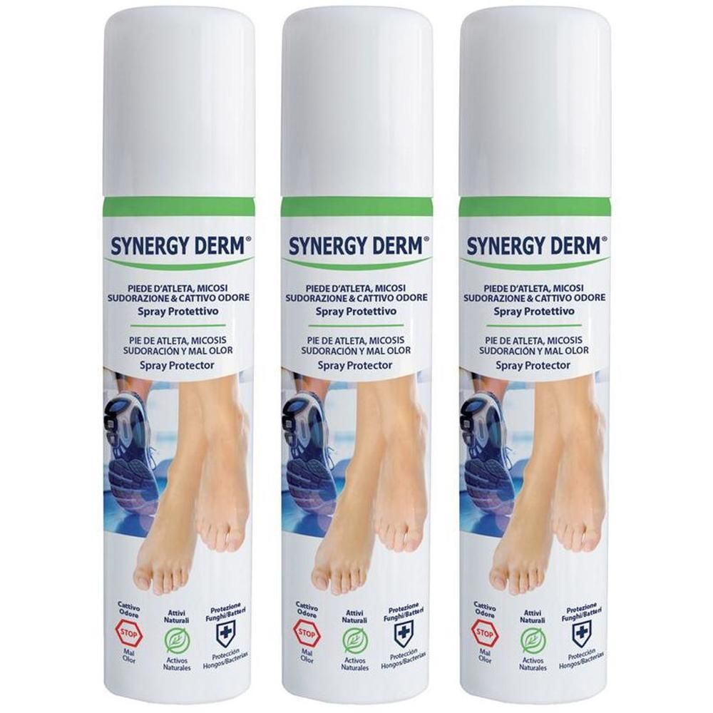 Synergy Derm Piede Atleta Spray Protettivo 3x100 ml