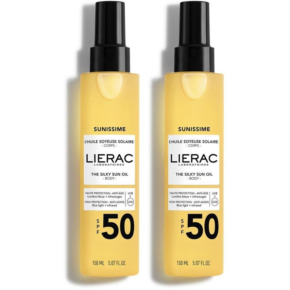 Lierac Sunissime Olio Solare Setoso SPF50 2x150 ml