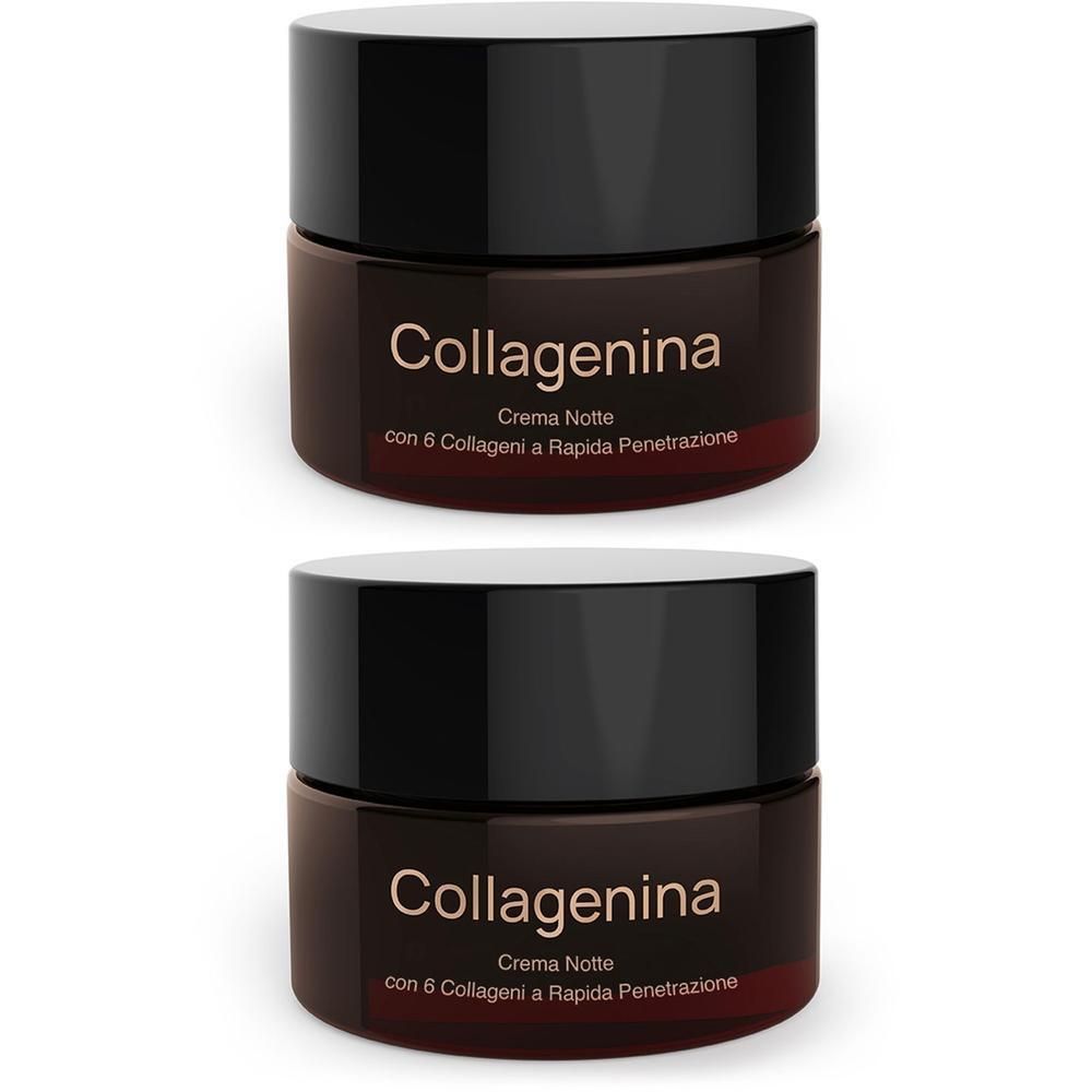LABO Collagenina Crema Notte Rimpolpante Rassodante Grado 1 2x50 ml