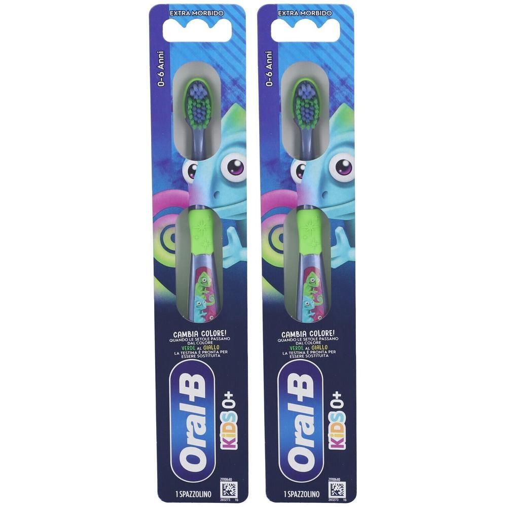 Oralb Kids 0+ 0-6 Anni 2x1 pz Spazzolino da denti