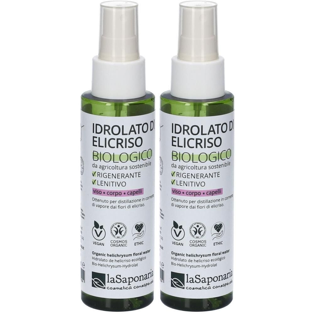 La Saponaria Idrolato di Elicriso BIO 2x100 ml