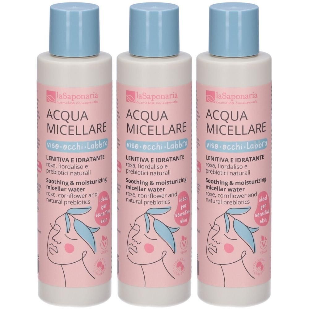 La Saponaria Acqua Micellare 3x200 ml