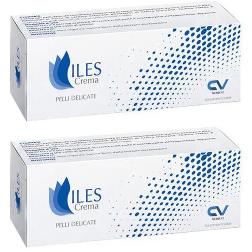 Iles Crema Dermatologica Viso 50 Ml 2x50 ml