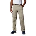 Columbia Men’s 2in1 Hiking Trousers, SILVER RIDGE CONVERTIBLE PANTS, Nylon, Fossil, Size: 36, AM8004