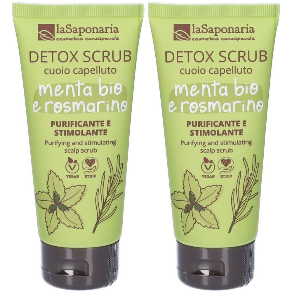 Scrub cuoio capelluto Detox Rosmarino 2x100 ml