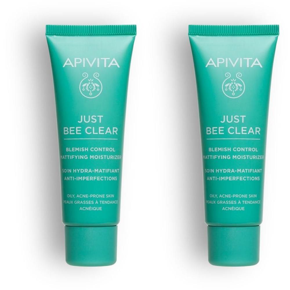 Apivita Just Bee Clear Crema Viso Idratante Opacizzante anti-imperfezi