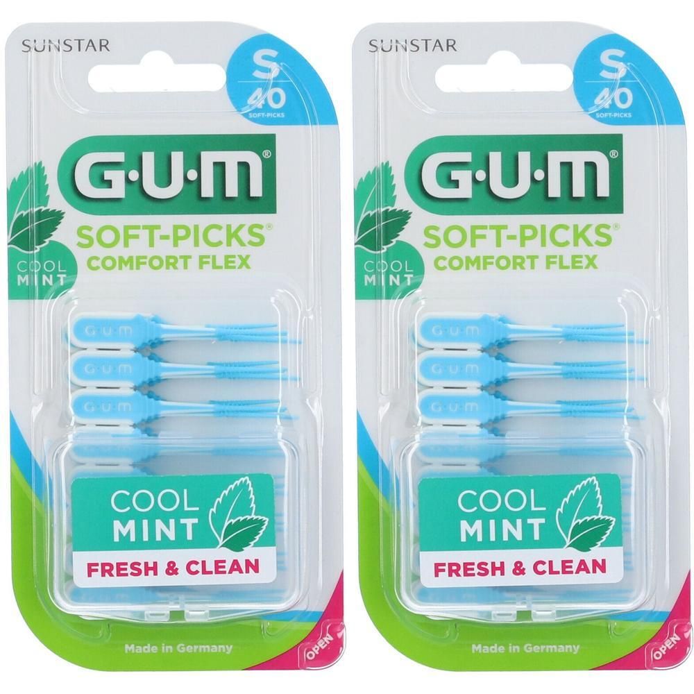 GUM® Soft Pick Comfort Flex Cool Mint Small Scovolini 2x40 St
