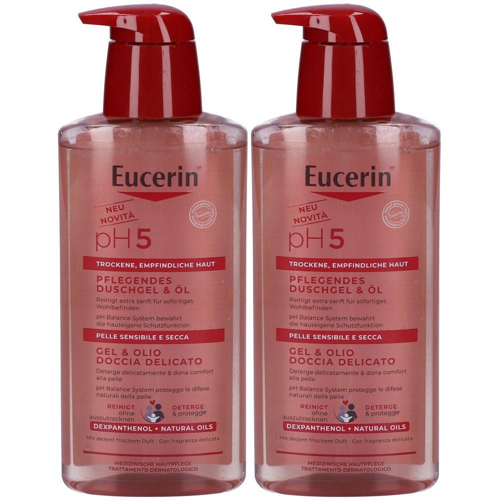 Eucerin Gel & Olio Doccia Delicato 400ml 2x400 ml