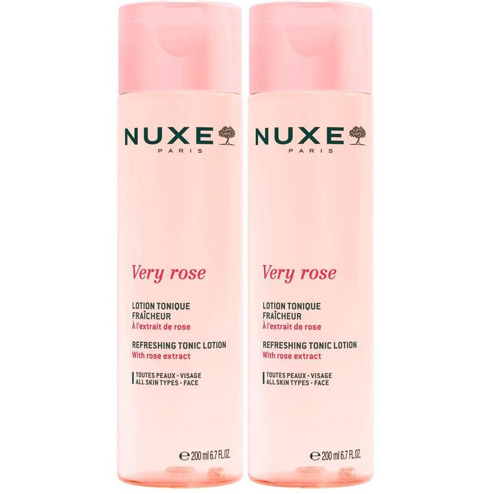 Nuxe Very Rose Tonico Rinfrescante 2x200 ml