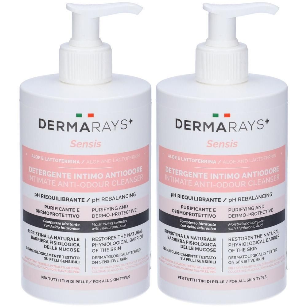 DermaRays+ Sensis Detergente Intimo Antiodore 500ml 2x500 ml