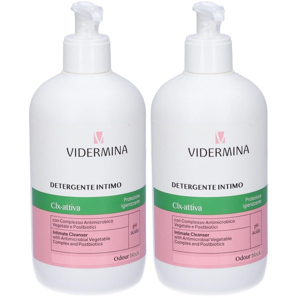 Vidermina Detergente Intimo Nuova Formula 2x500 ml