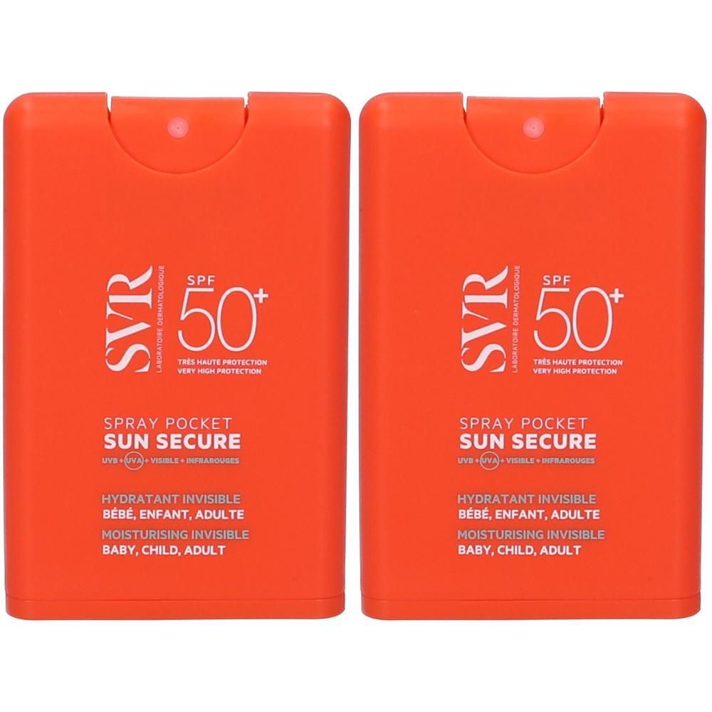 SVR SUN SECURE Spray Pocket SPF 50+ 2x20 ml Crema