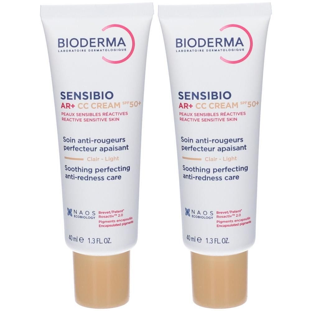 Sensibio Ar+ CC Crema SPF50+ Light 2x40 ml
