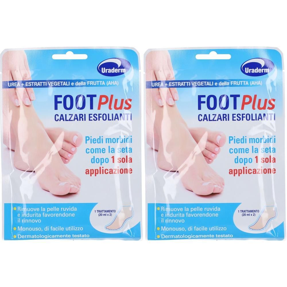 Uraderm Foot Plus Calze Esfolianti 2x2x20 ml Gel