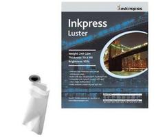 Inkpress Luster, Single Sided Inkjet Paper, 240gsm, 10.4 mil., 24  x 100' Roll