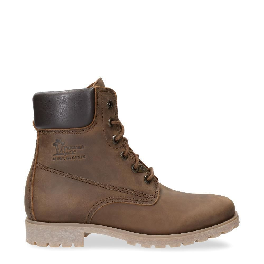 Panama Jack 03 Damen Stiefel Braun Wasserdicht Leder Schnürstiefeletten Wanderstiefel Chukka