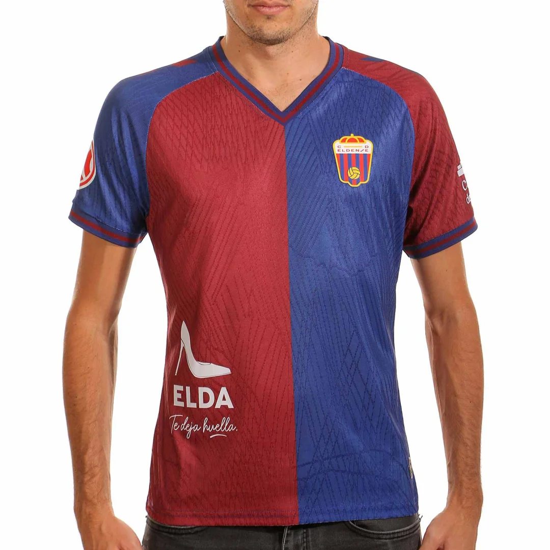 Maillot de football domicile CD Eldense 25-26, kit d'entraînement, t-shirt de sport d'été pour homme, vêtements pour enfant, t-shirt, maillot de cyclisme pour femme ﻿