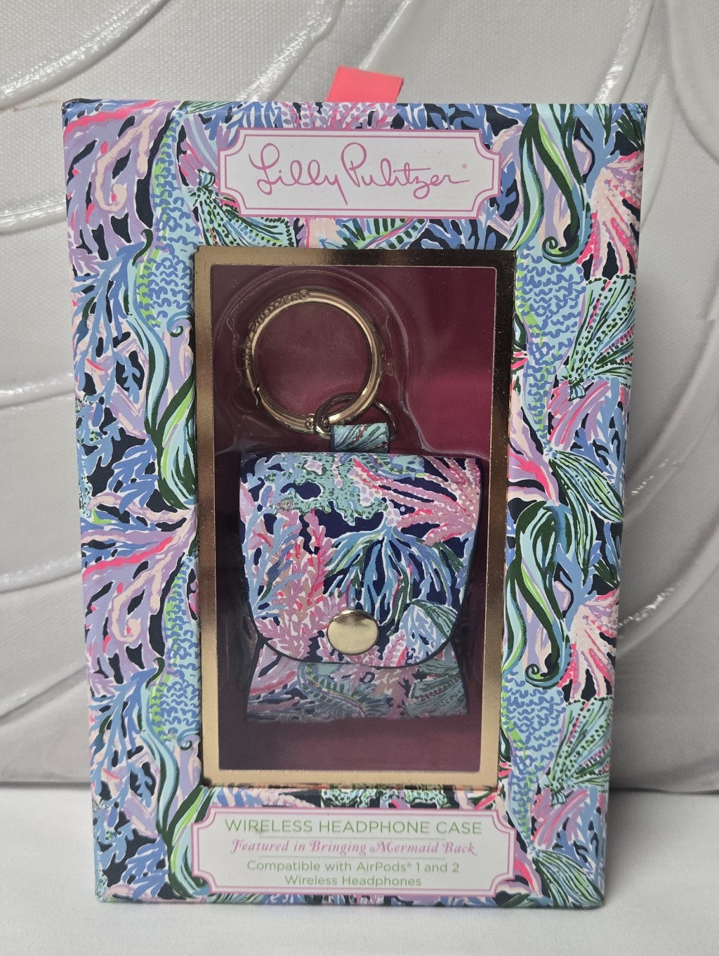 Lilly Pulitzer Headphones | Lilly Pulitzer Wireless Headphone Case | Color: Blue/Purple | Size: Os
