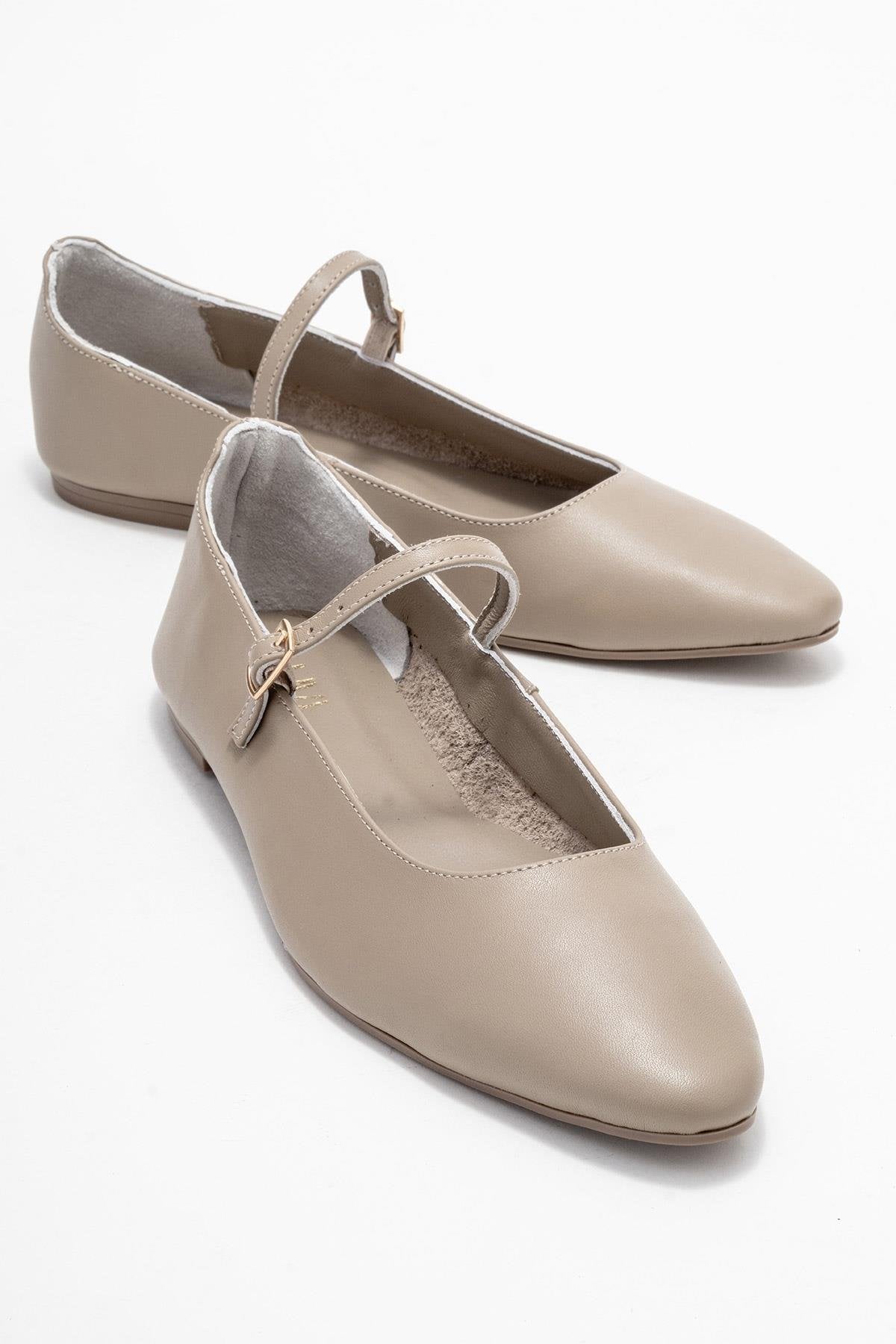 Lara Leder Mary Jane Flache Schuhe EU 38