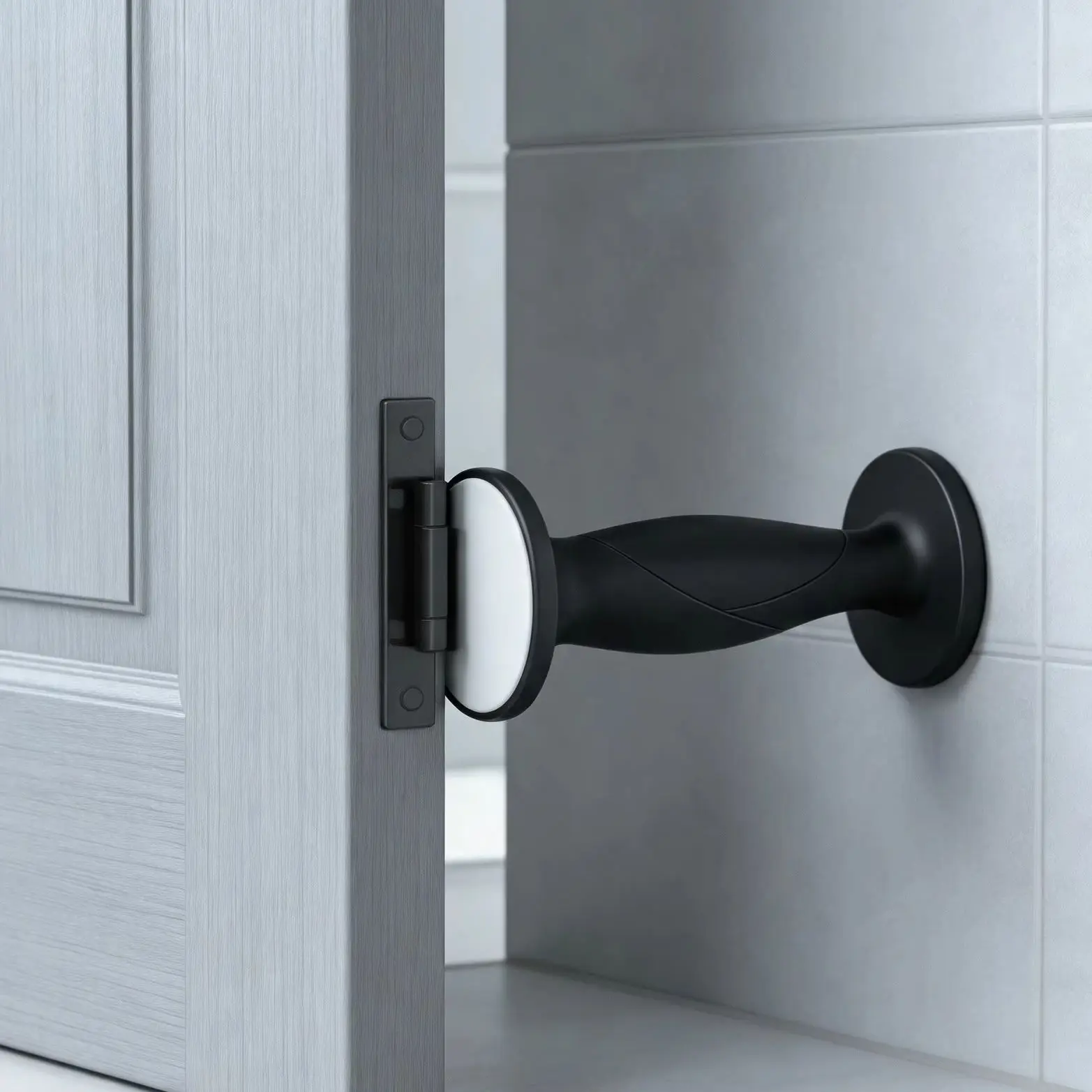 Selbstklebender Türstopper mit Starker Saugkraft, Silikon-Bodenschutz, Anti-Kollisions-Wandschutz für Zuhause und Schlafzimmer Image