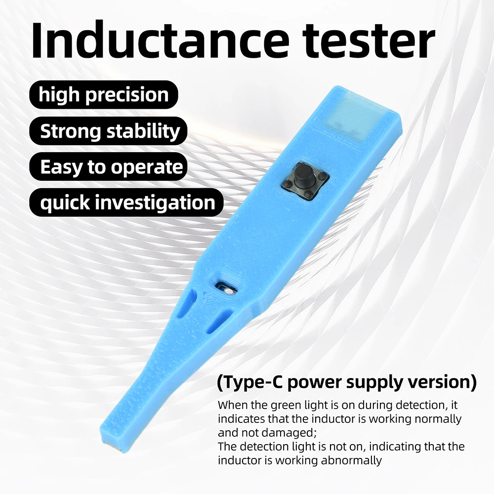 DM76 DC 5V Induktivitätsmessgerät zur Fehlerdiagnose Elektromagnetisches Induktivitätsmessgerät für Handy-Reparaturwerkzeuge Image