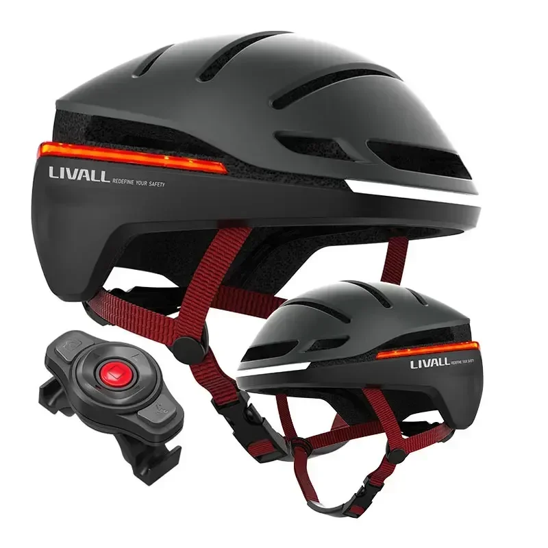 Beliebter Verstellbarer EVO21 Smart-Helm für Elektroroller, Intelligente Helme mit Warnleuchten, Blinker und Bluetooth Image