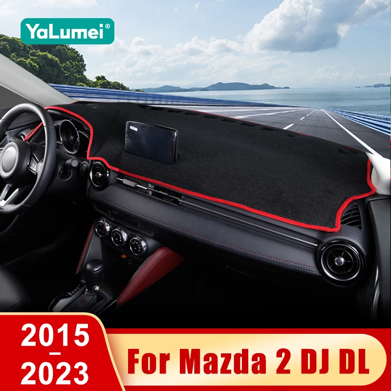 Für Mazda 2 DJ DL 2015 2016 2017 2018 2019 2020 2021 2022 2023 Auto-Armaturenbrettmatte Sonnenschutz-Pad Rutschfest Wärmeisolierung Image