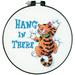 Learn-A-Craft Hang In There Stamped Cross Stitch Kit-6 Round