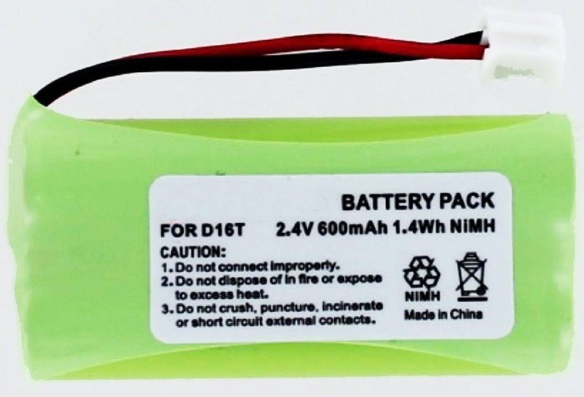 AGI Akku für Uniden DECT6 3000 NiMH 2,4 Volt 600 mAh grün Image