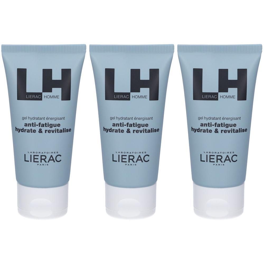 LIERAC Homme Gel Energizzante Idratante Rivitalizzante 3x50 ml