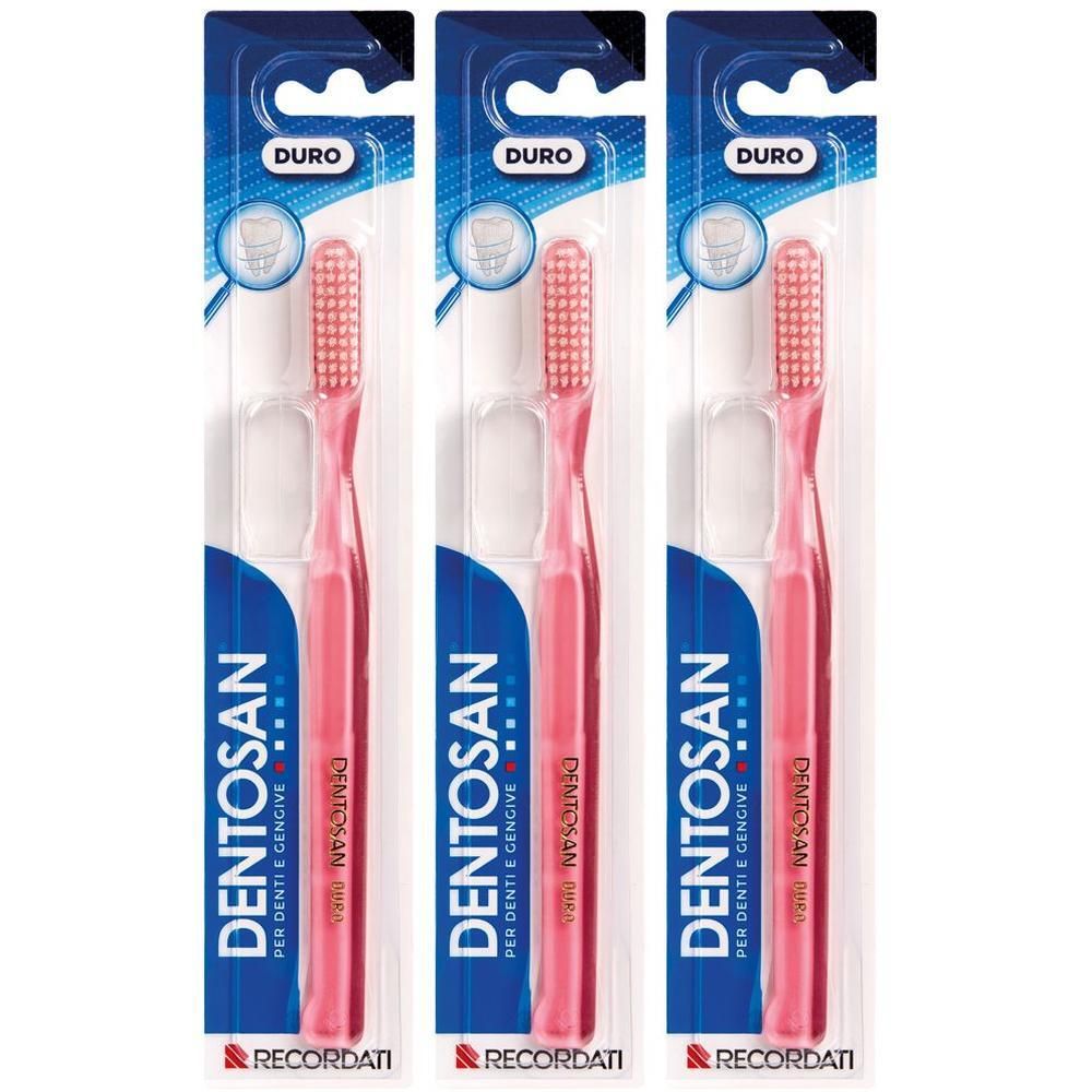 Dentosan® Per Denti e Gengive Spazzolino da Denti, Duro 3x1 pz denti