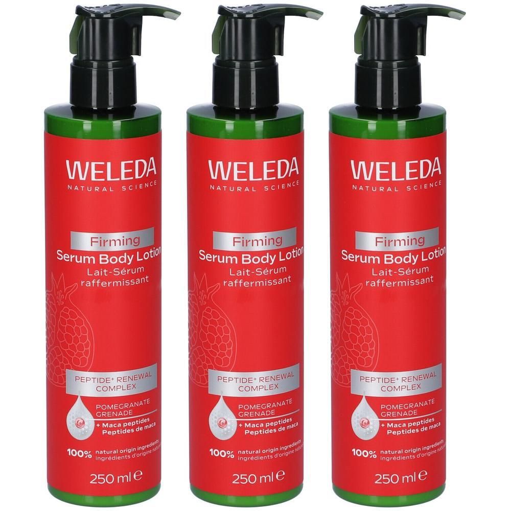 Weleda Latte Corpo Siero Rassodante Melograno 3x250 ml