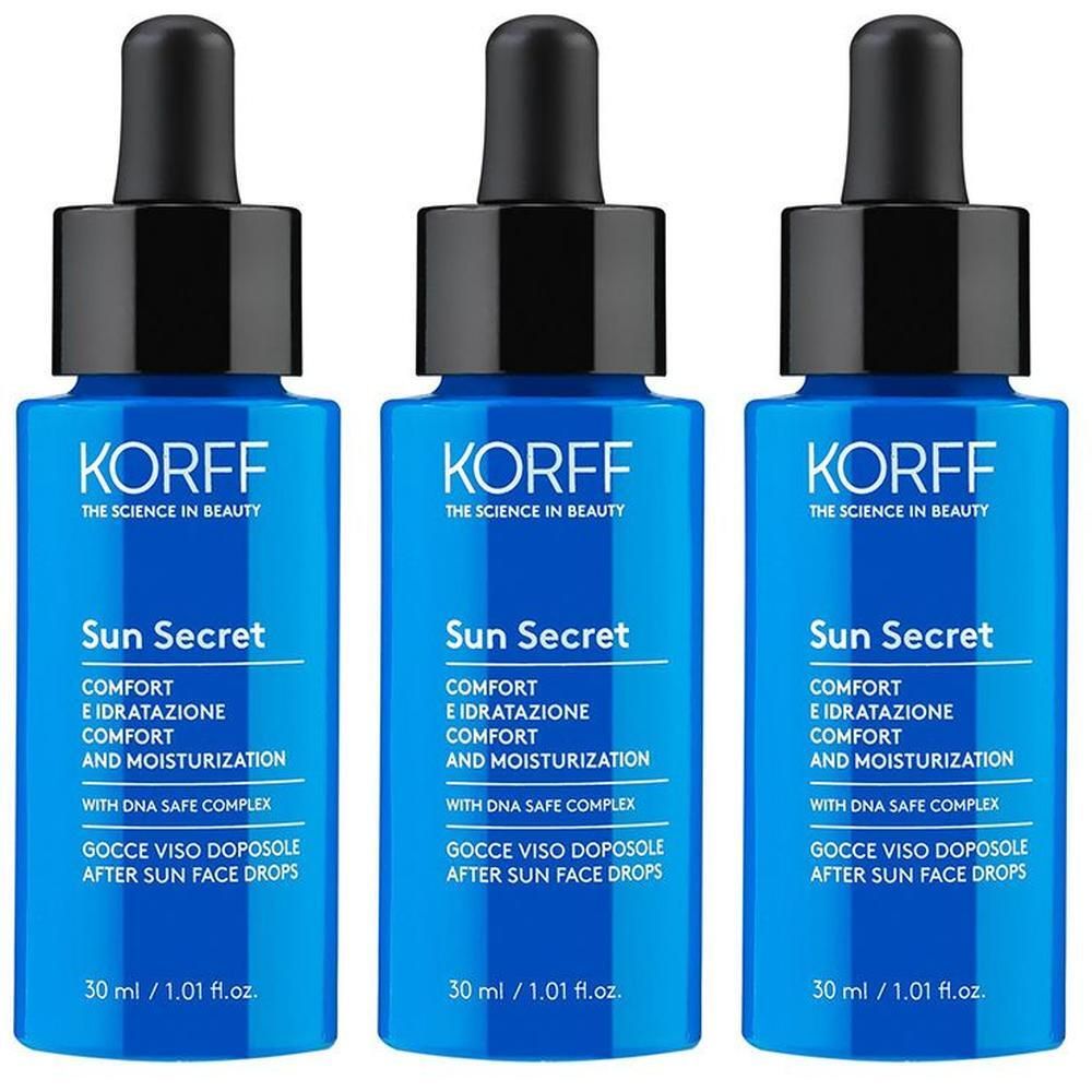 KORFF Sun Secret Gocce Doposole Idratanti Riparatrici 3x30 ml