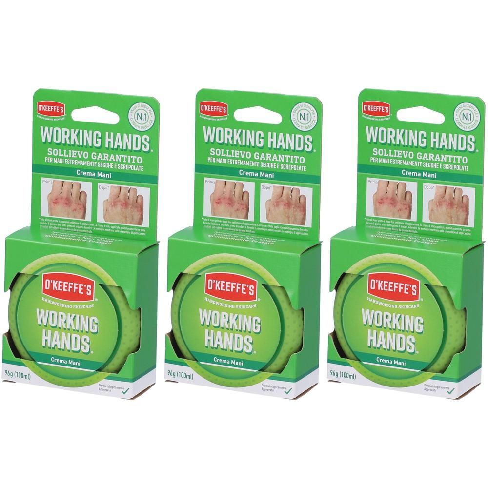O'Keeffe's Working Hands Crema Mani 3x96 g