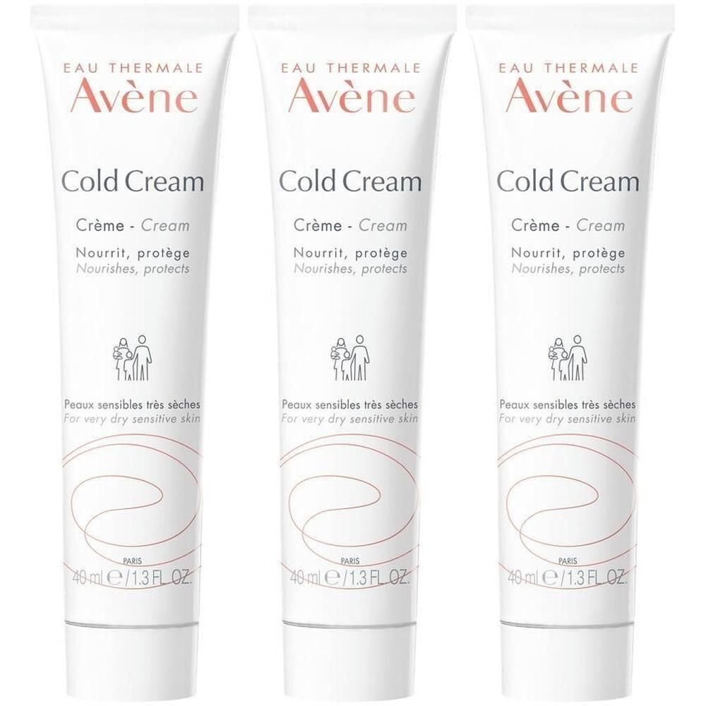 Eau Thermale Avène Cold Cream Crema 40ml - Pelle molto secca 3x40 ml