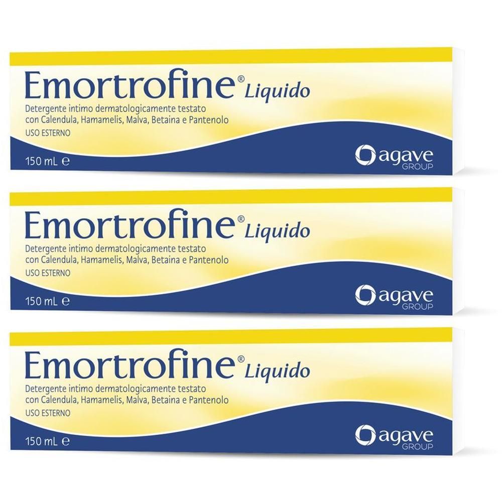 Emortrofine® Liquido Detergente Intimo 3x150 ml