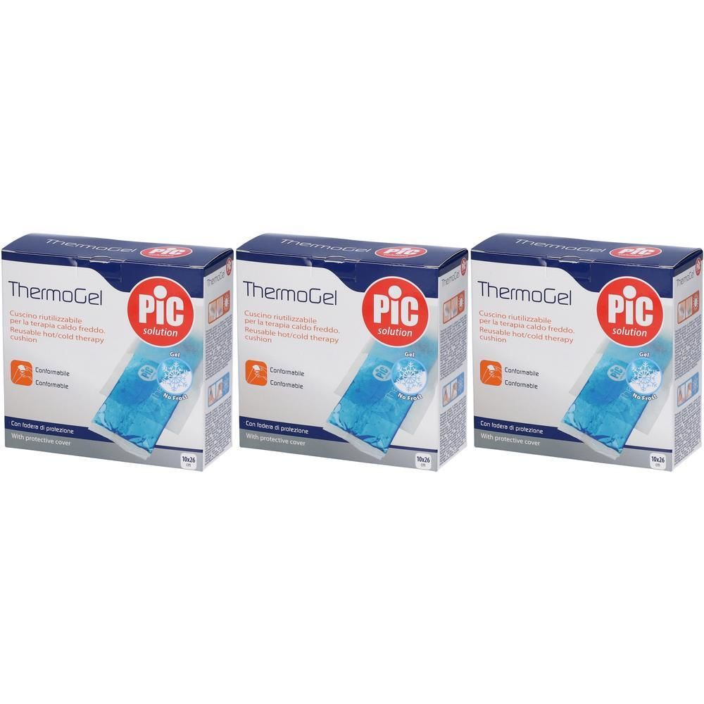 PIC ThermoGel Cuscino Termico 10x26cm con Fodera ITC 3x1 St
