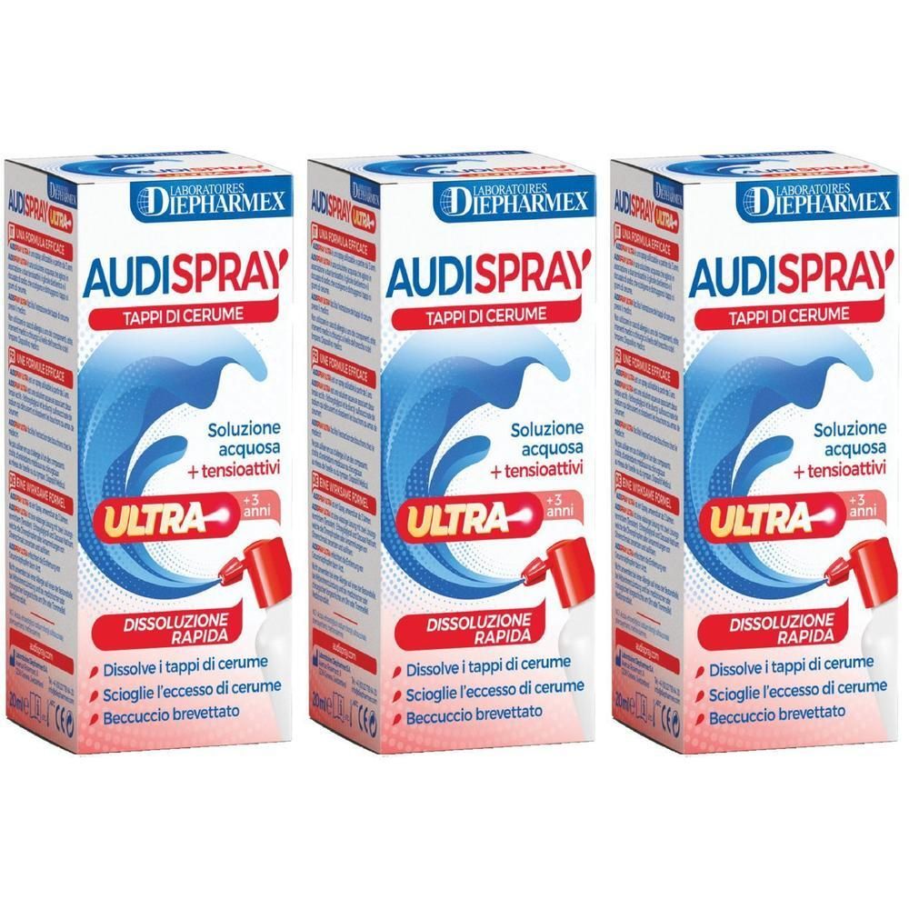 Audispray Spray Ultra 3x20 ml
