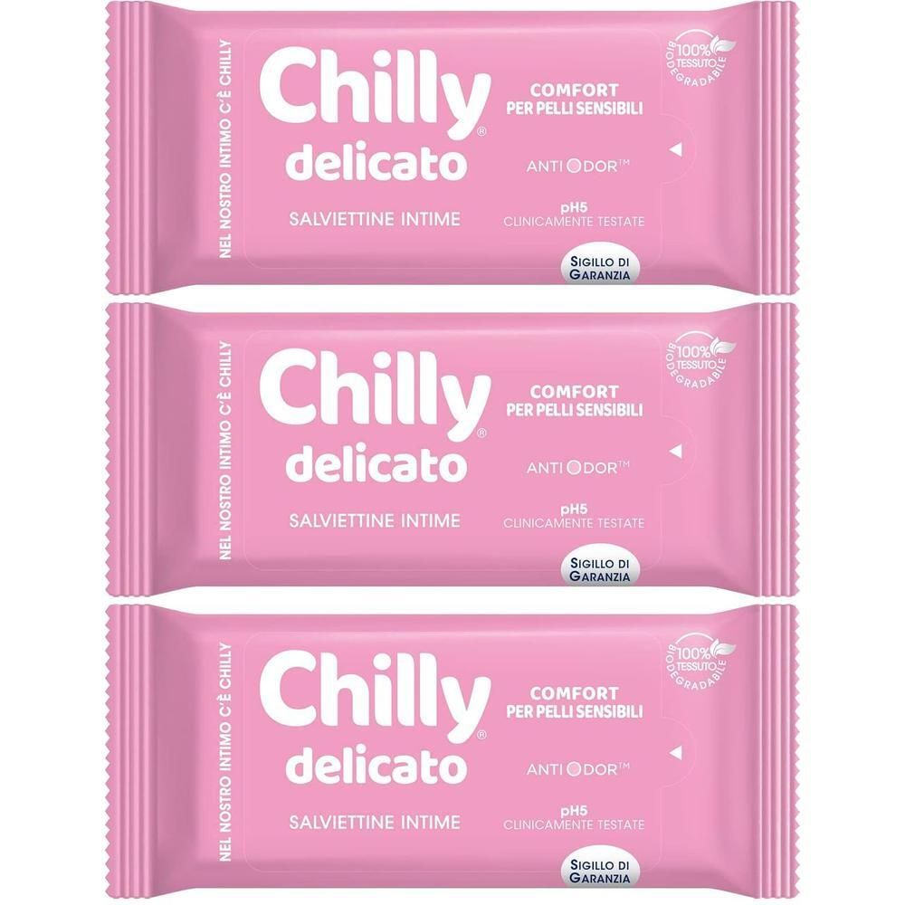 Chilly Salviettine Intime Delicato 3x1 St