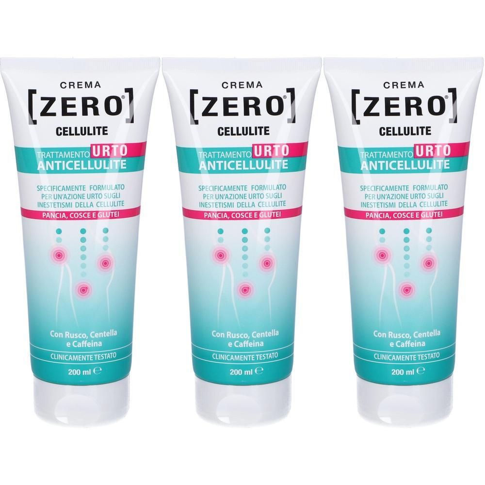 Zero Cellulite Crema Trattamento Urto Anticellulite 3x200 ml