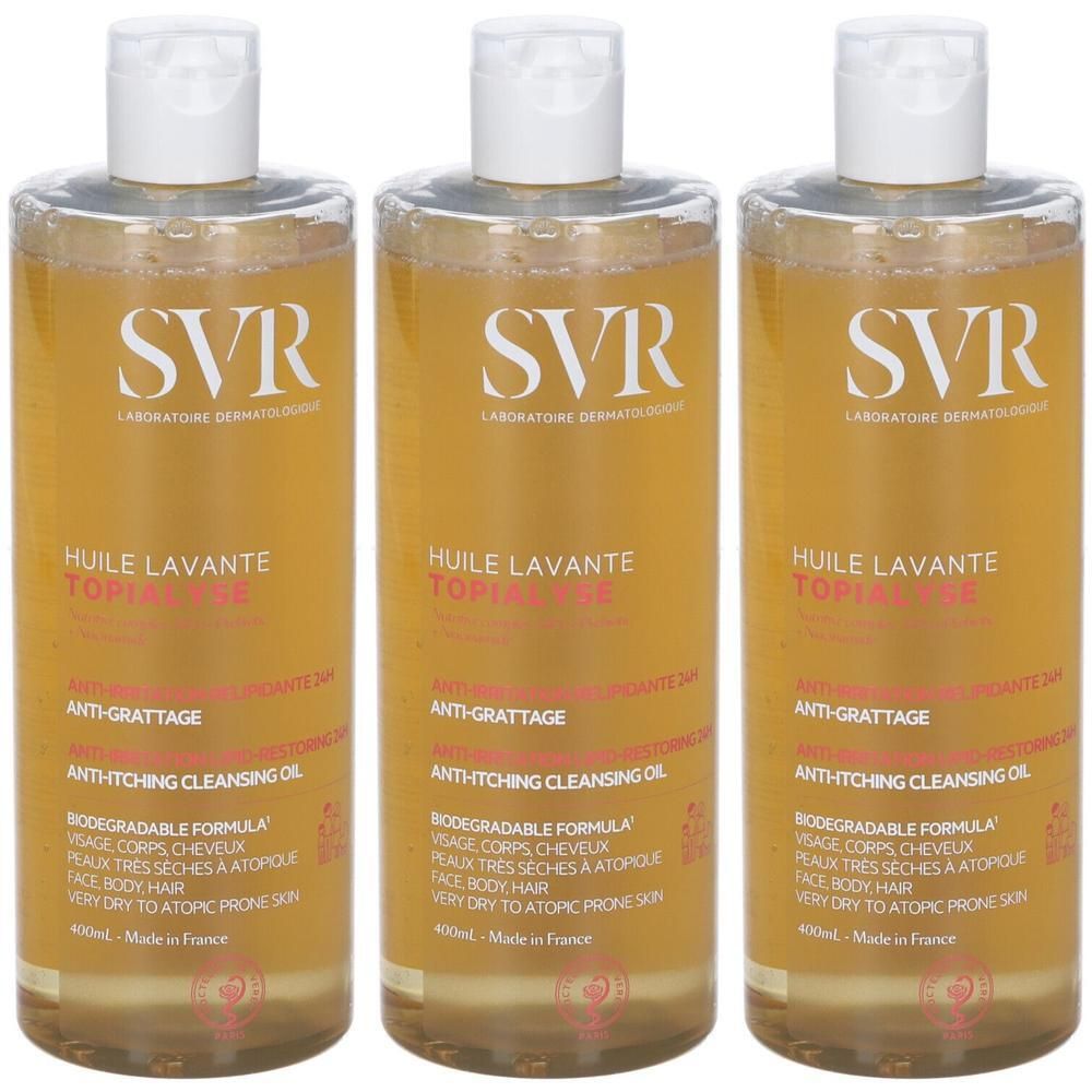 TOPIALYSE HUILE LAVANTE 3x400 ml